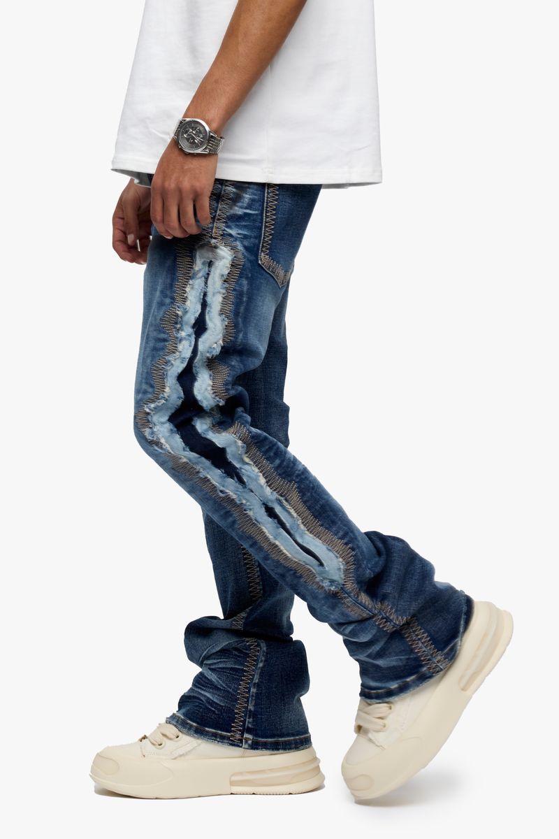 Spectral Stacked Denim - Light Blue