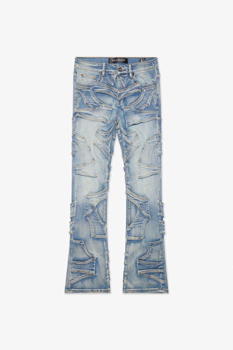 Pumped Stacked Denim - Light Blue Wash