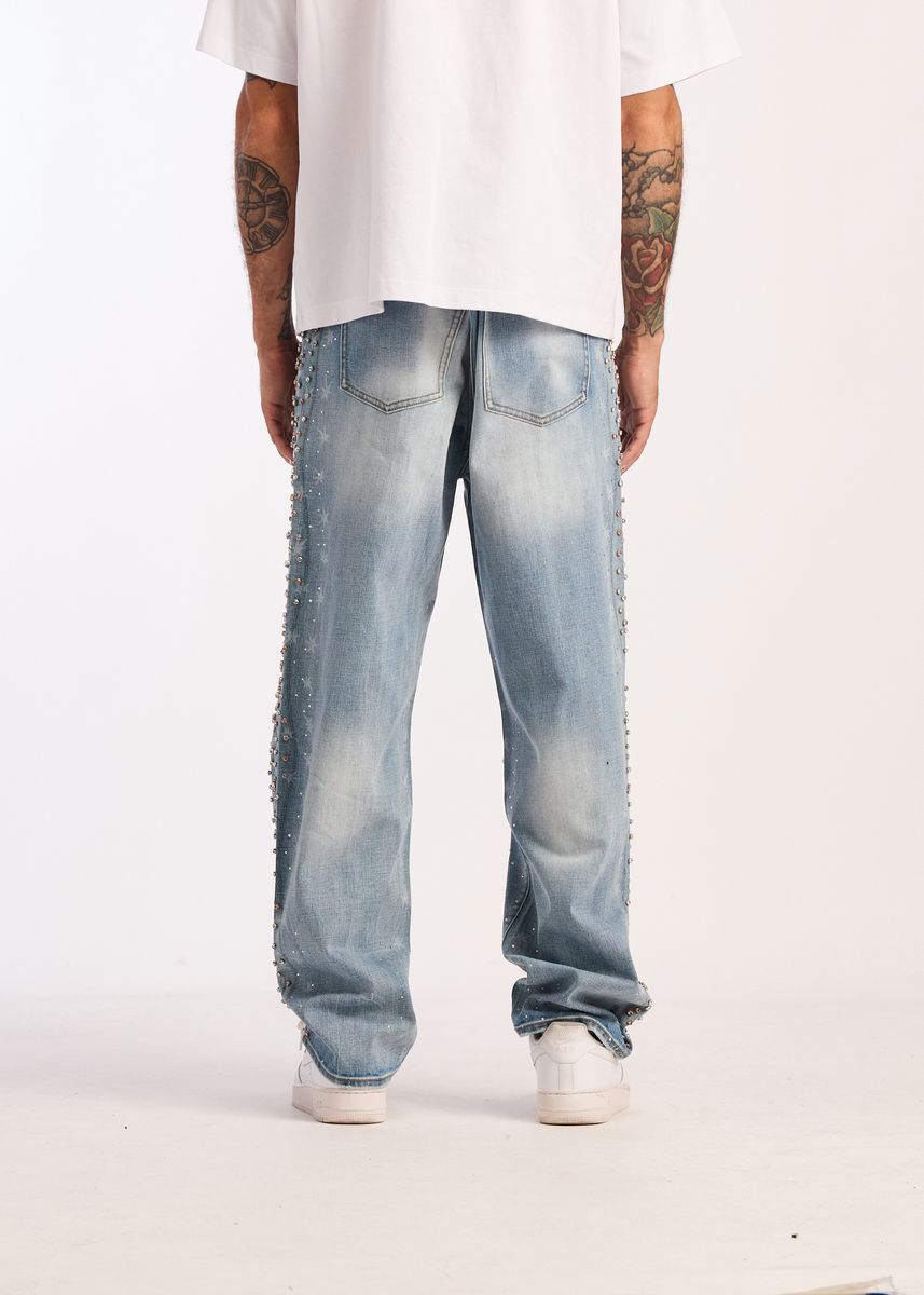 Nova Straight Fit Jeans - Light Blue