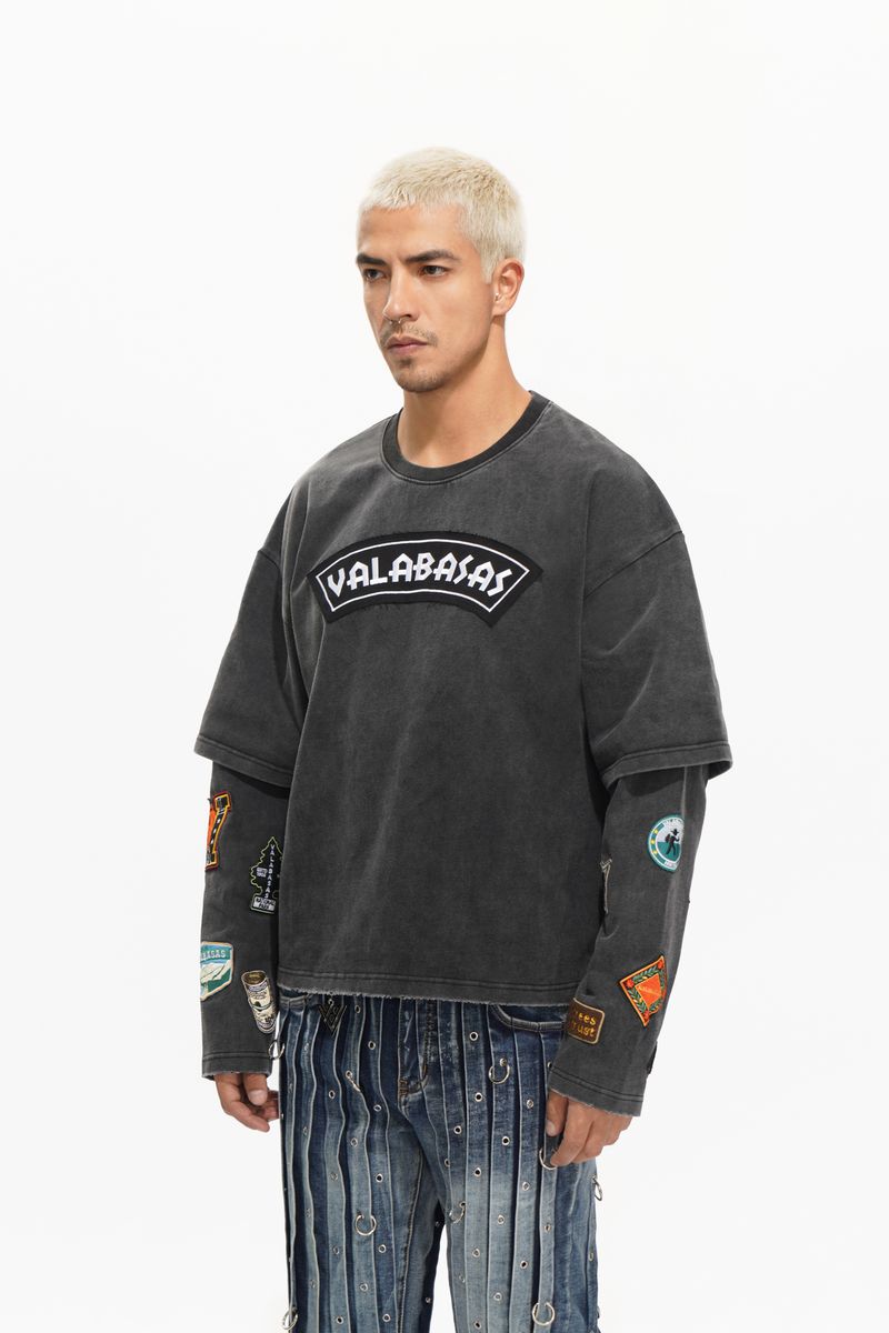 Forge Long Sleeve - Black Wash