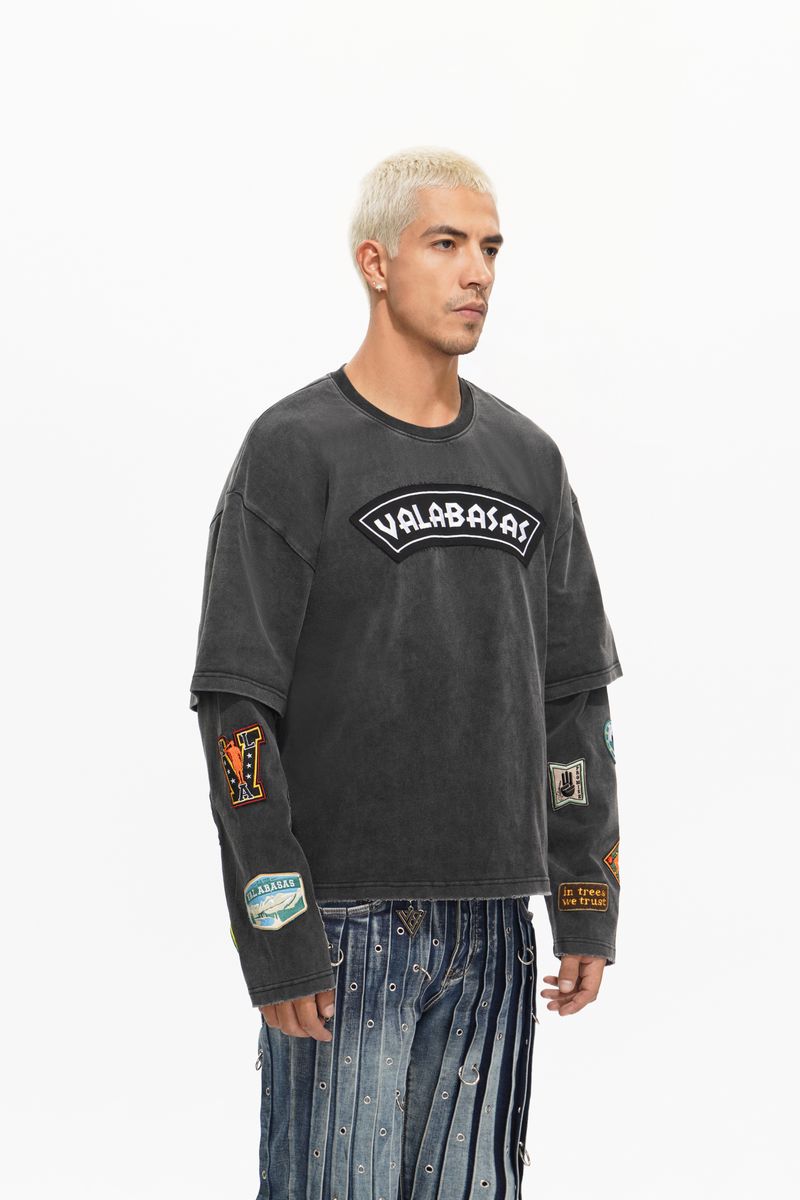 Forge Long Sleeve - Black Wash