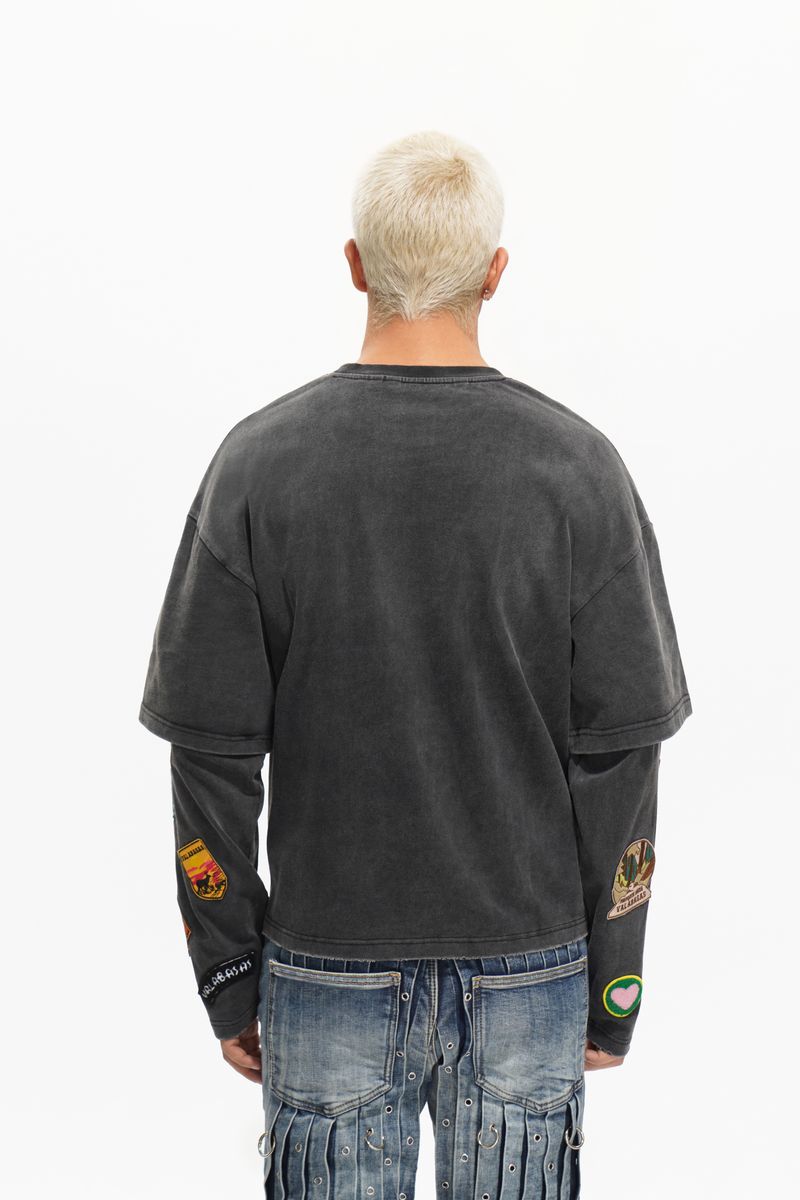 Forge Long Sleeve - Black Wash