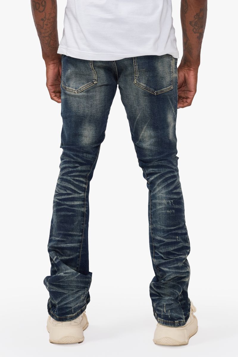 Absorb Stacked Denim - Dark Blue