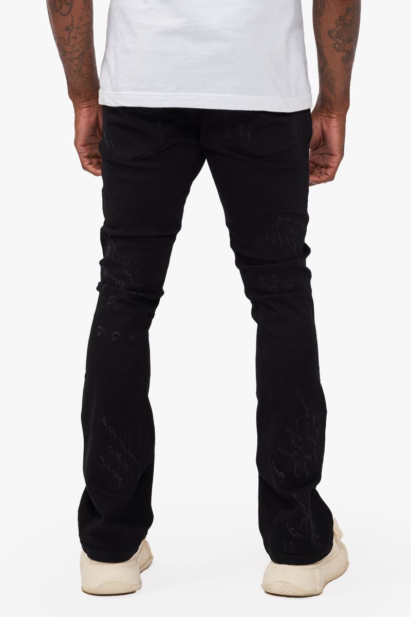 VIN Stacked Denim - Jet Black