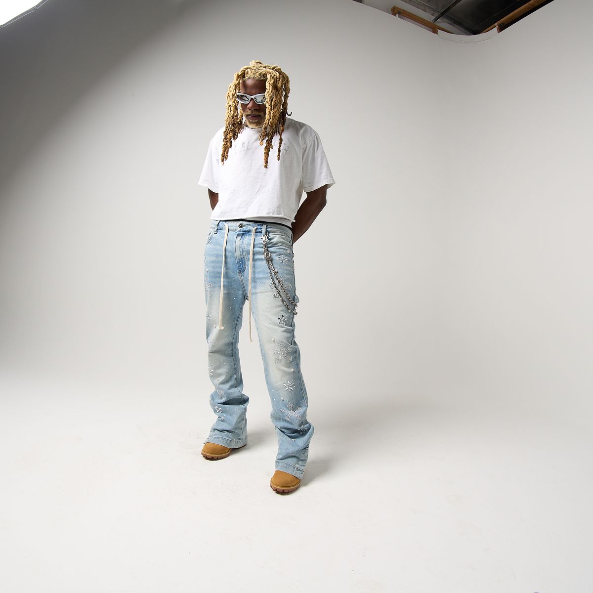 Righteous Denim - Stone Wash Blue