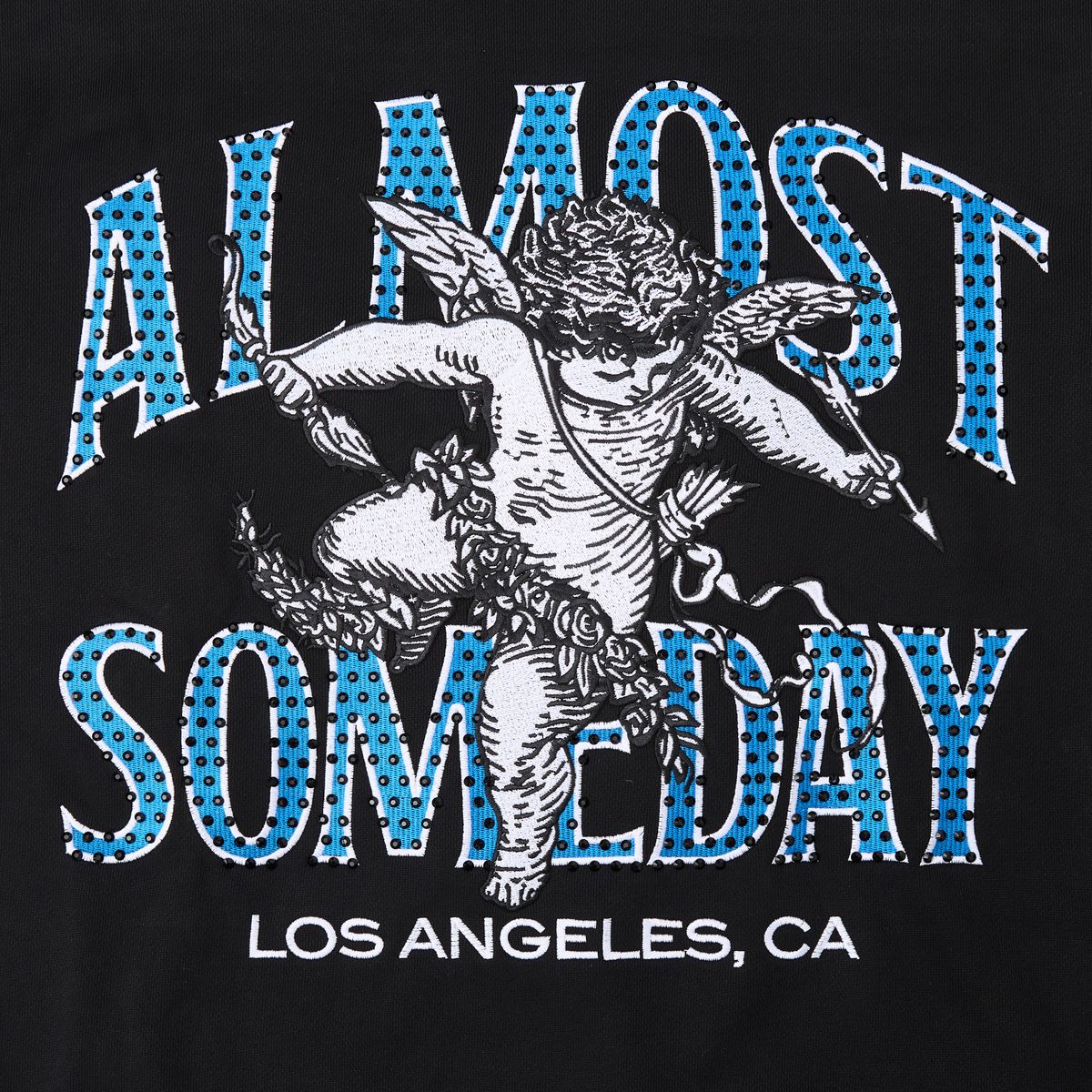 Upscale Hoodie - Black / Blue