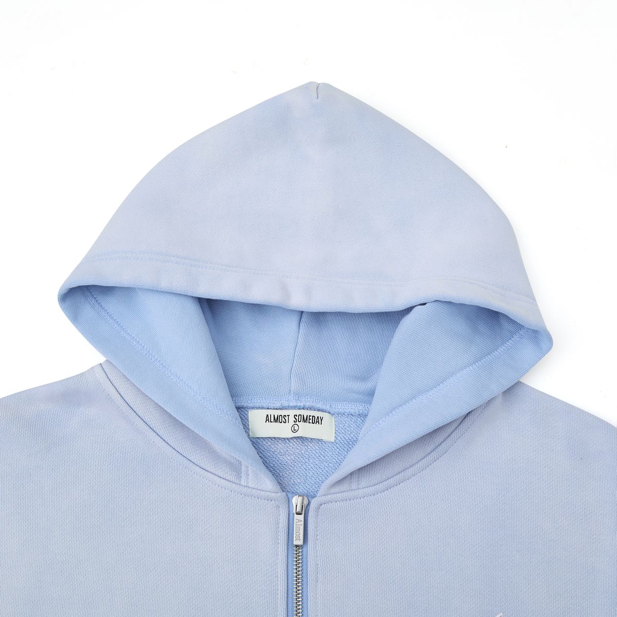 Highclass Zip Up Hoodie - Sun Fade Blue