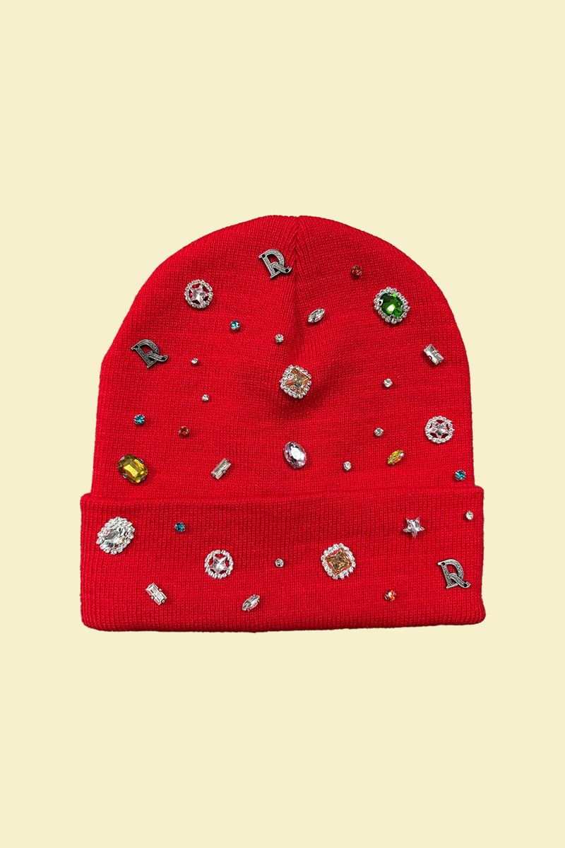 Gem Beanie - Red