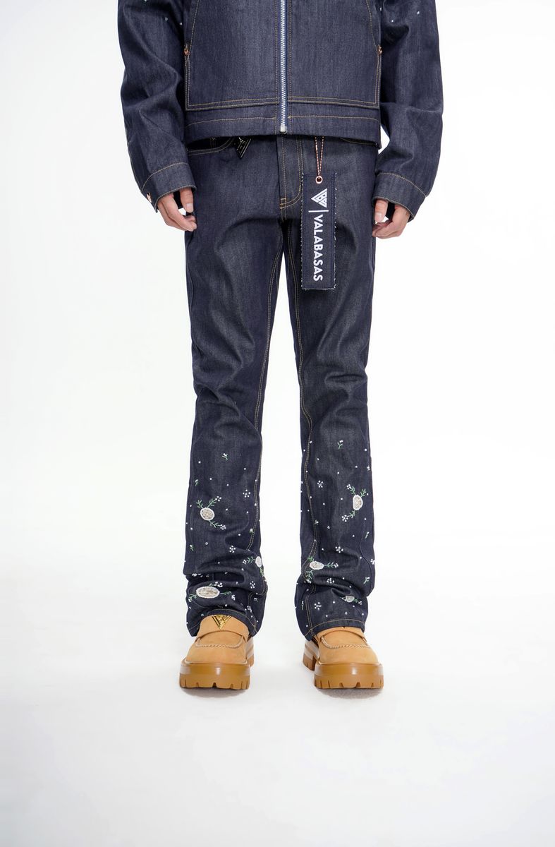 Dandelion Stacked - Denim Blue