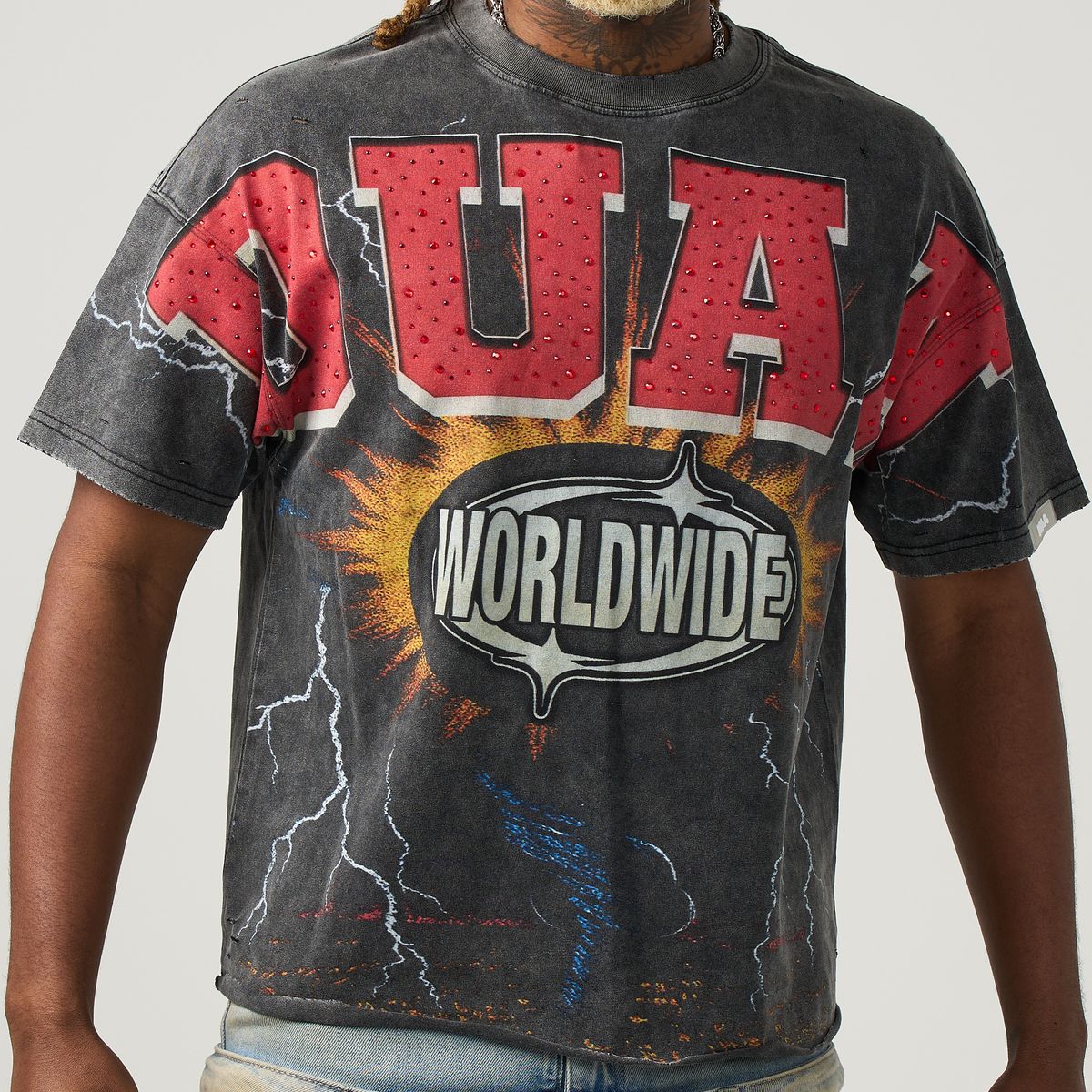 Worldwide T-Shirt - Black Wash