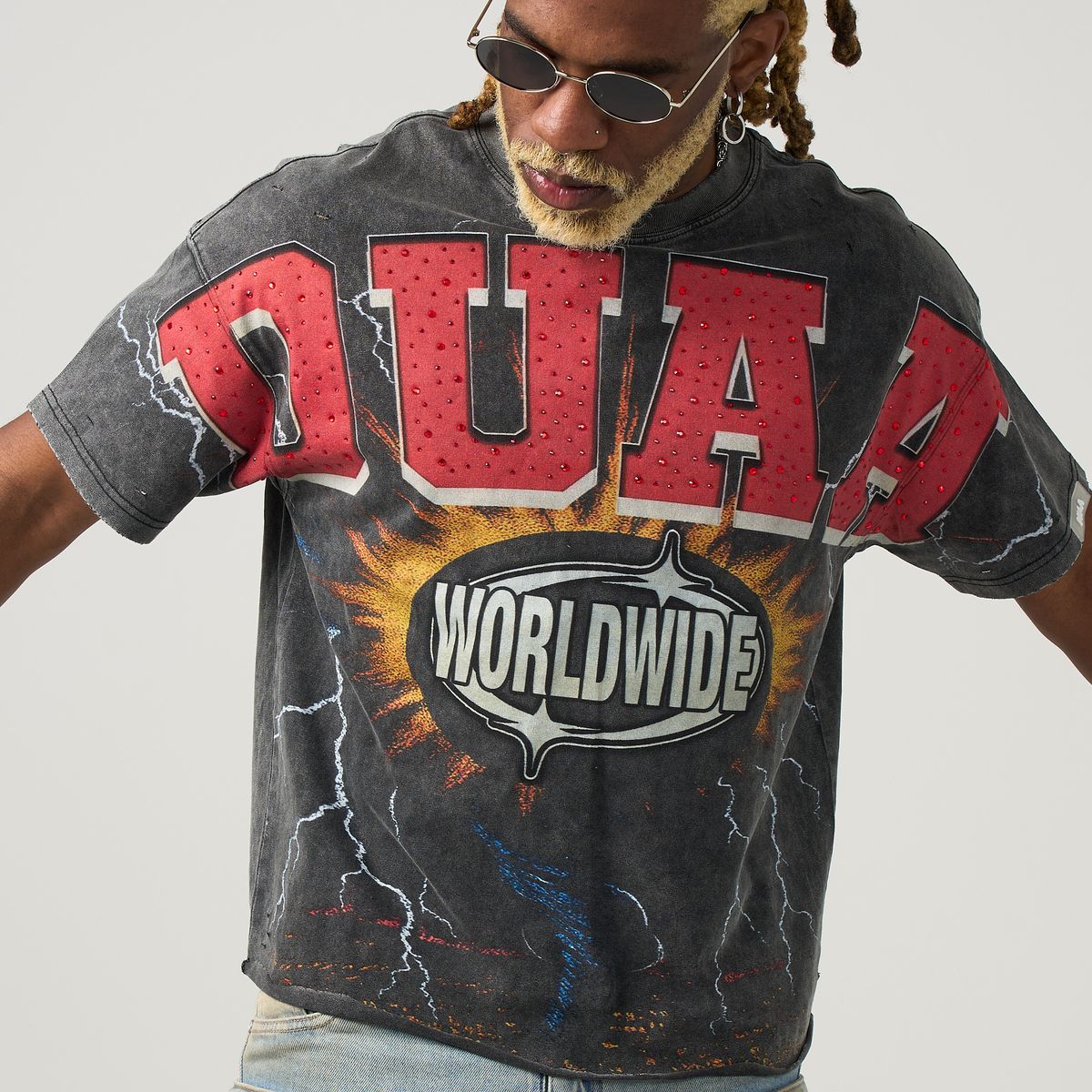 Worldwide T-Shirt - Black Wash
