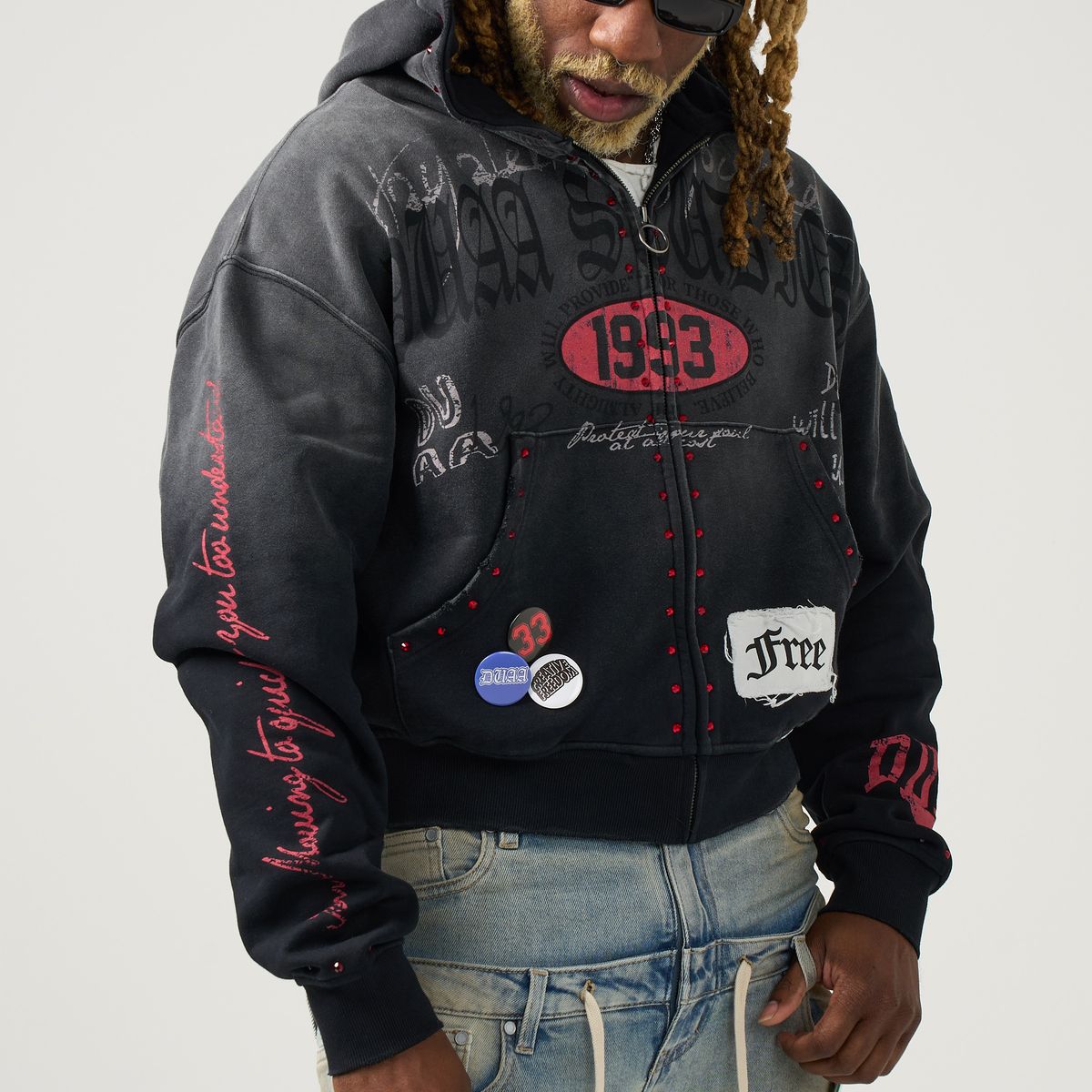 Stamp Hoodie - Black