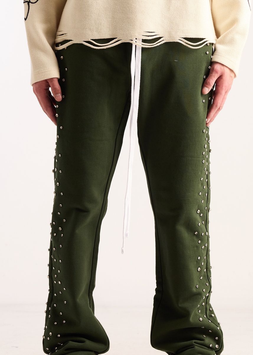 Ice Lounge Pants - Dark Green