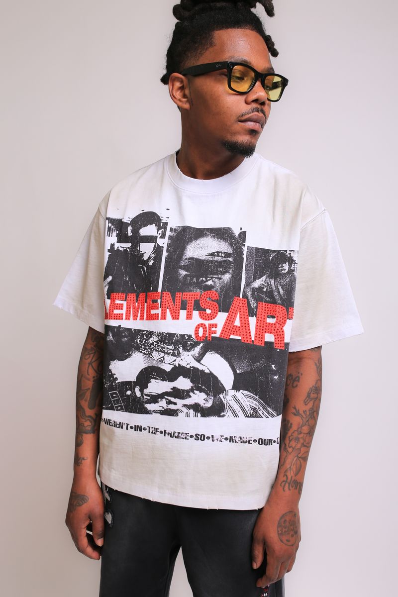 Collage T - Shirt - Red