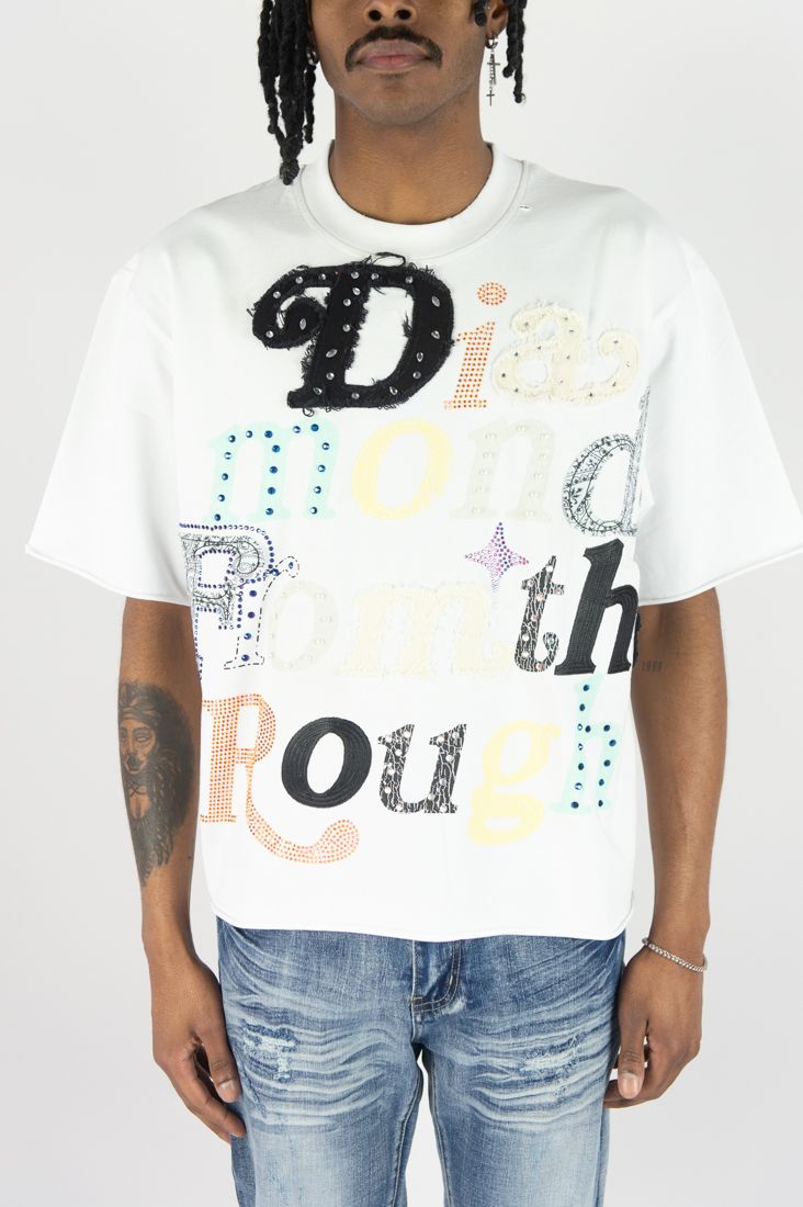 Diamond Patch T - Shirt - White