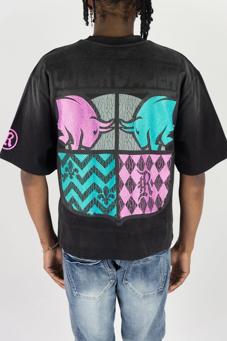 Steel Hearts T - Shirt - Black