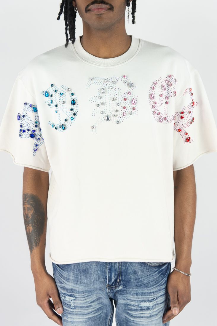 Bejewled T - Shirt - White