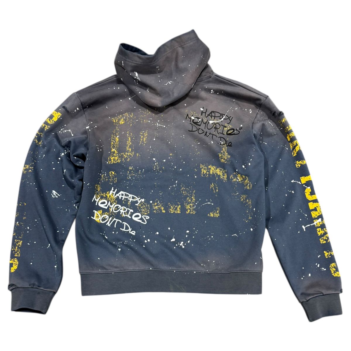 Memories Zip Up Hoodie - Navy Blue