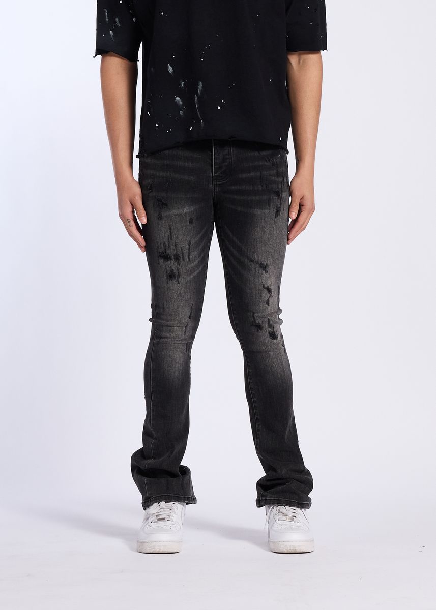 Arch Flare Jean - Grey Wash