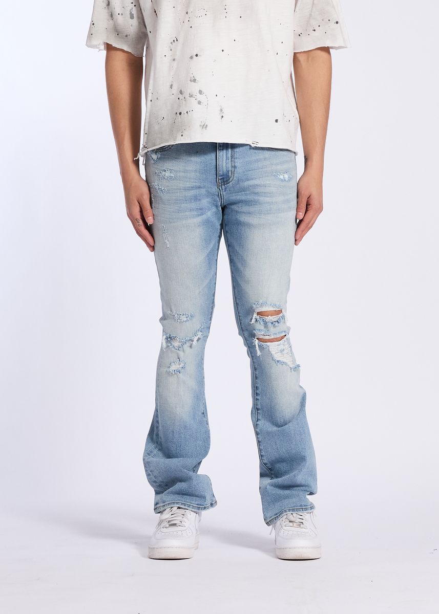 Arch Flare Jean - Sky Blue