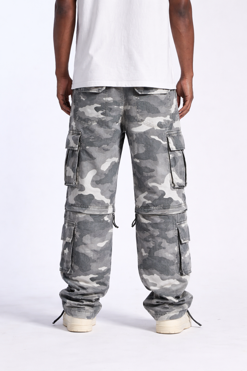 Standard Baggy Cargo - Black Camo
