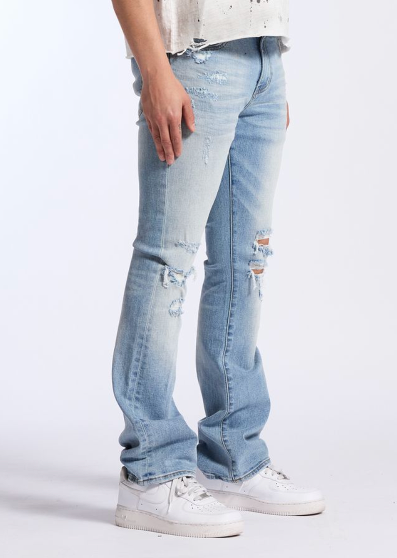 Arch Flare Jean - Sky Blue