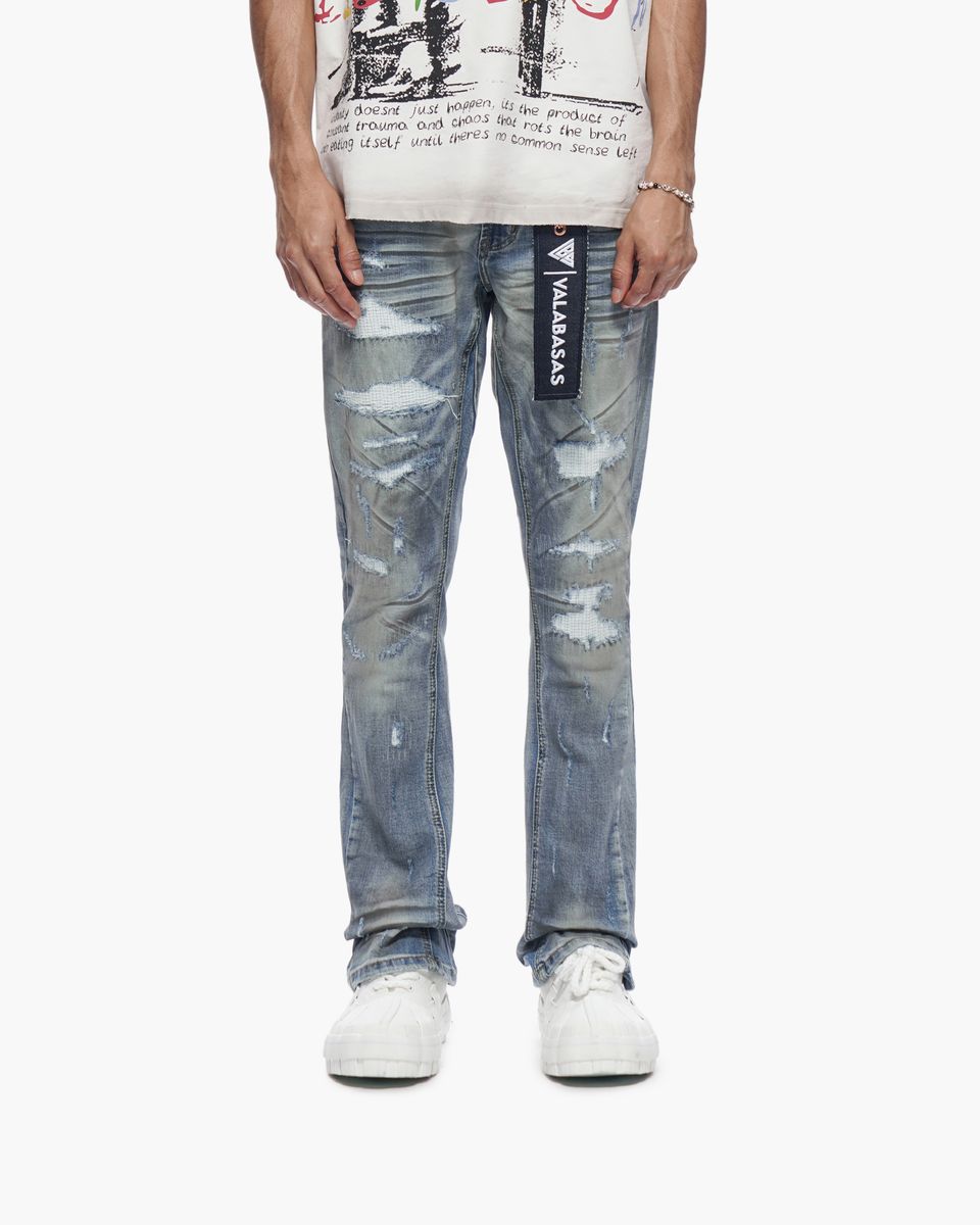 Graft Stacked Denim - Dirty Blue