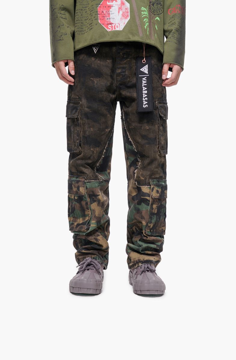 Sprawl Straight Pants - Camo