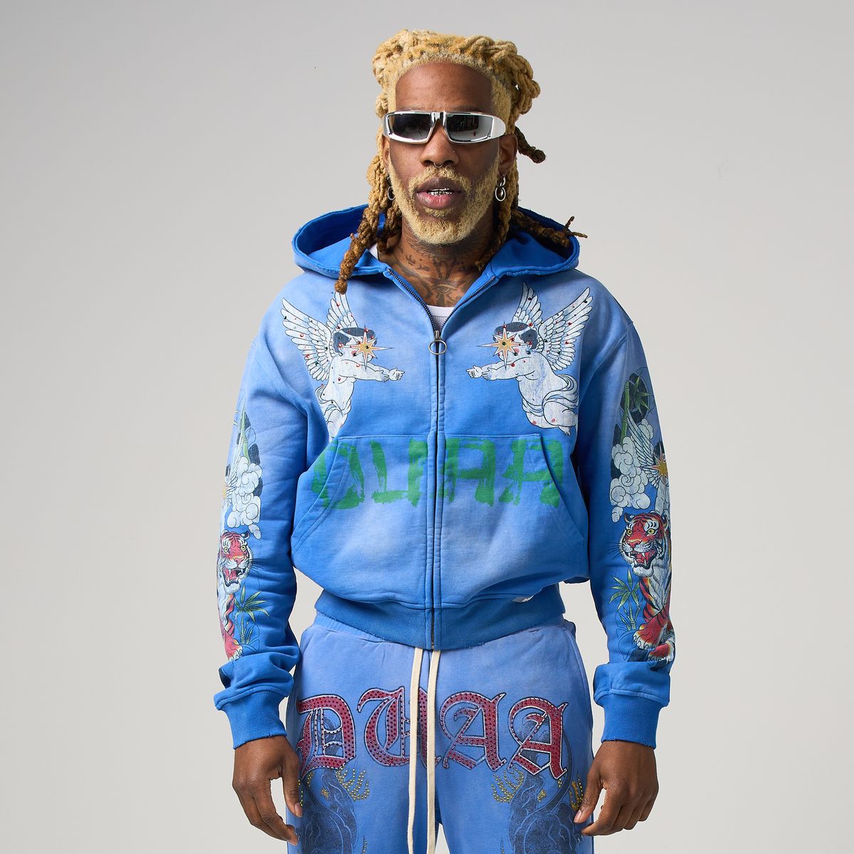 Garden Hoodie - Blue