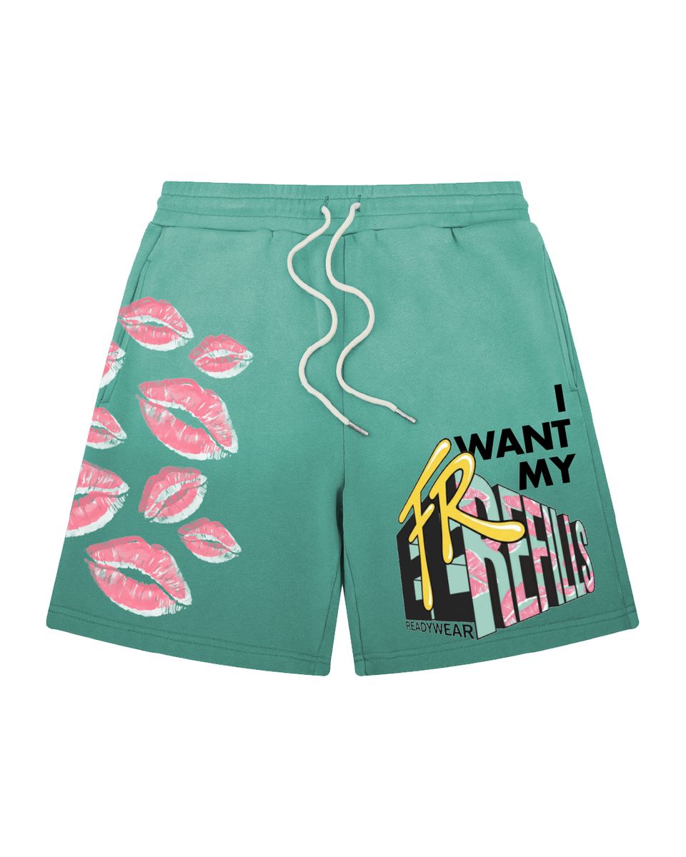 FR TV Shorts - Green
