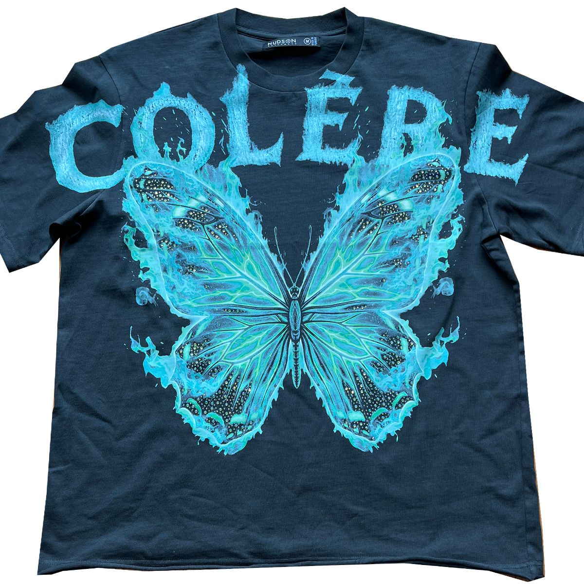 Butterfly T-Shirt - Black/Green