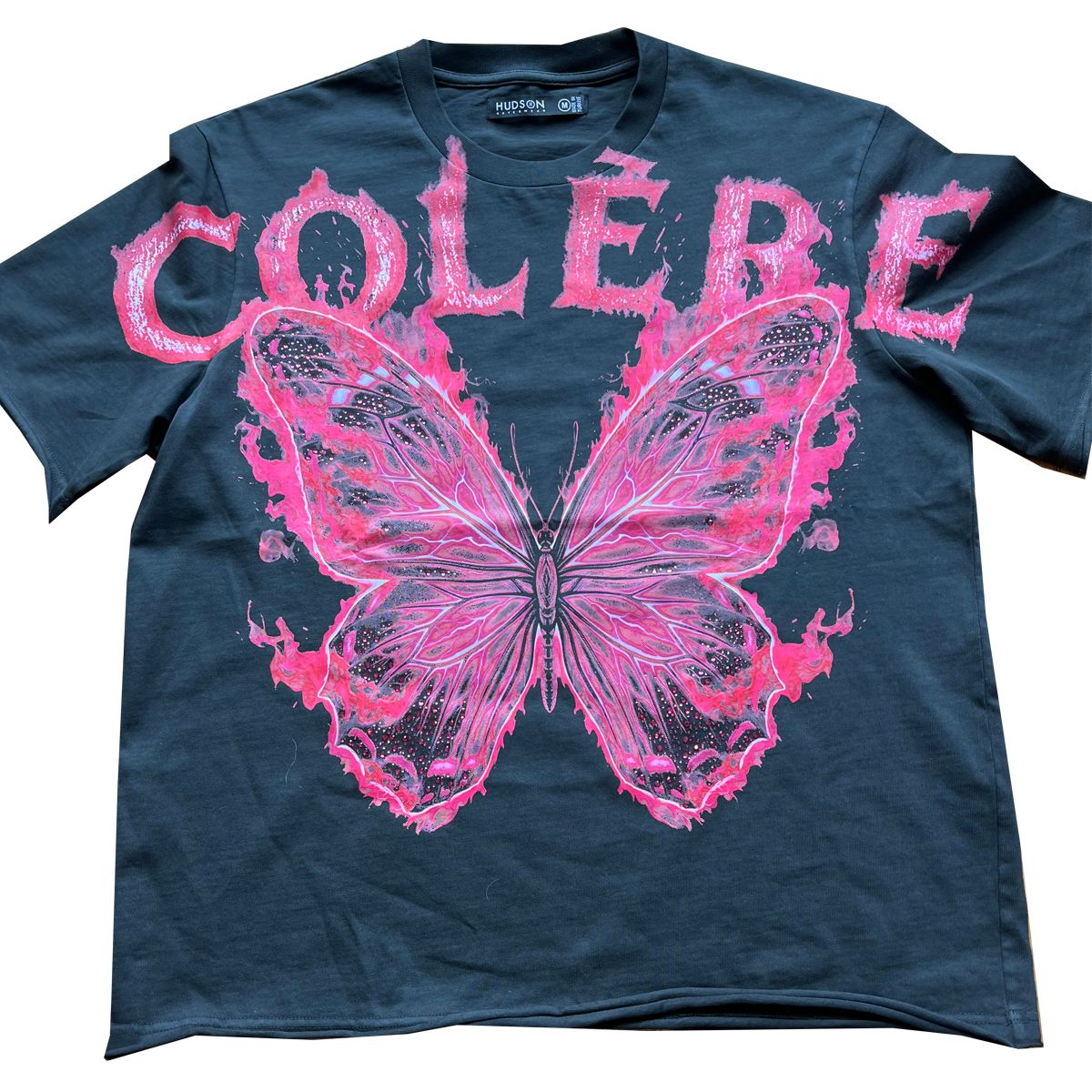 Butterfly T-Shirt - Black/Pink
