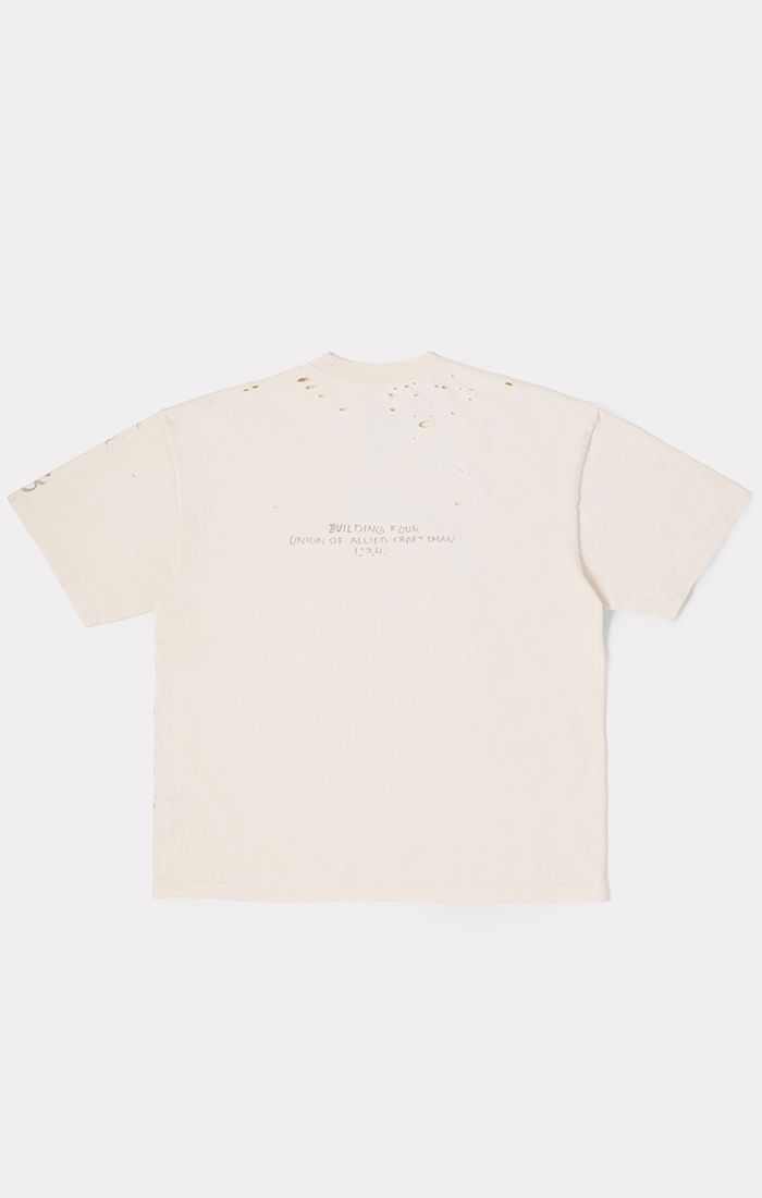 The Centre Short Sleeve T-Shirt - Antique White