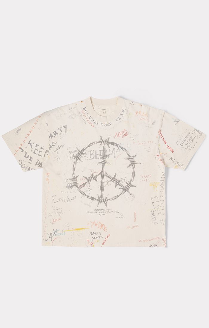 The Centre Short Sleeve T-Shirt - Antique White
