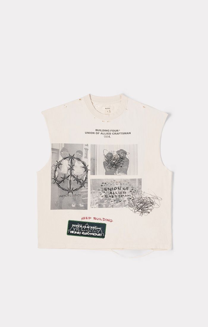 Mary Axe Tank - Antique White