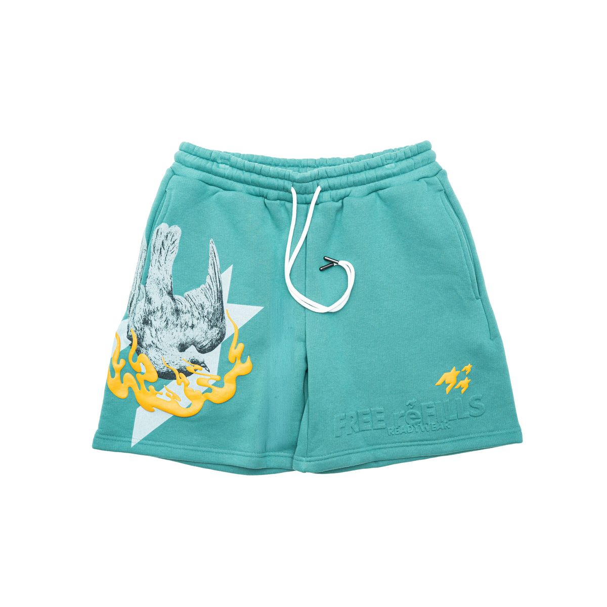 Dove Fleece Shorts - Green