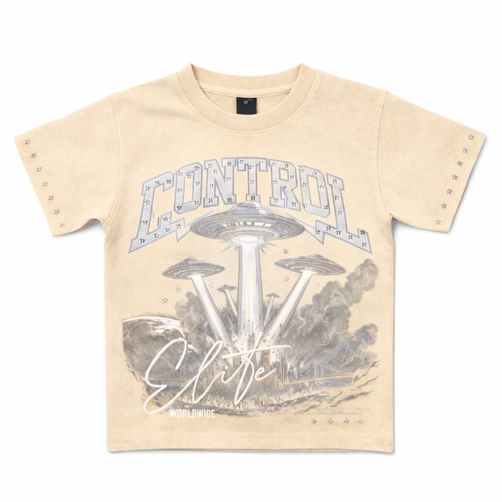 Control Kids T-Shirt - Beige