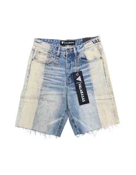 Hay Jean Shorts - Dark / Light Blue