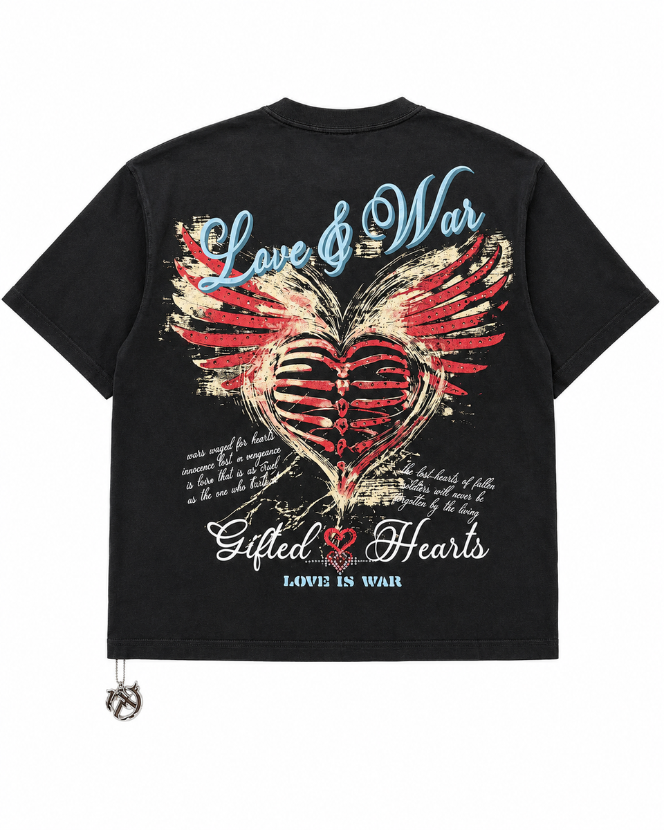 Heart T-Shirt - Black