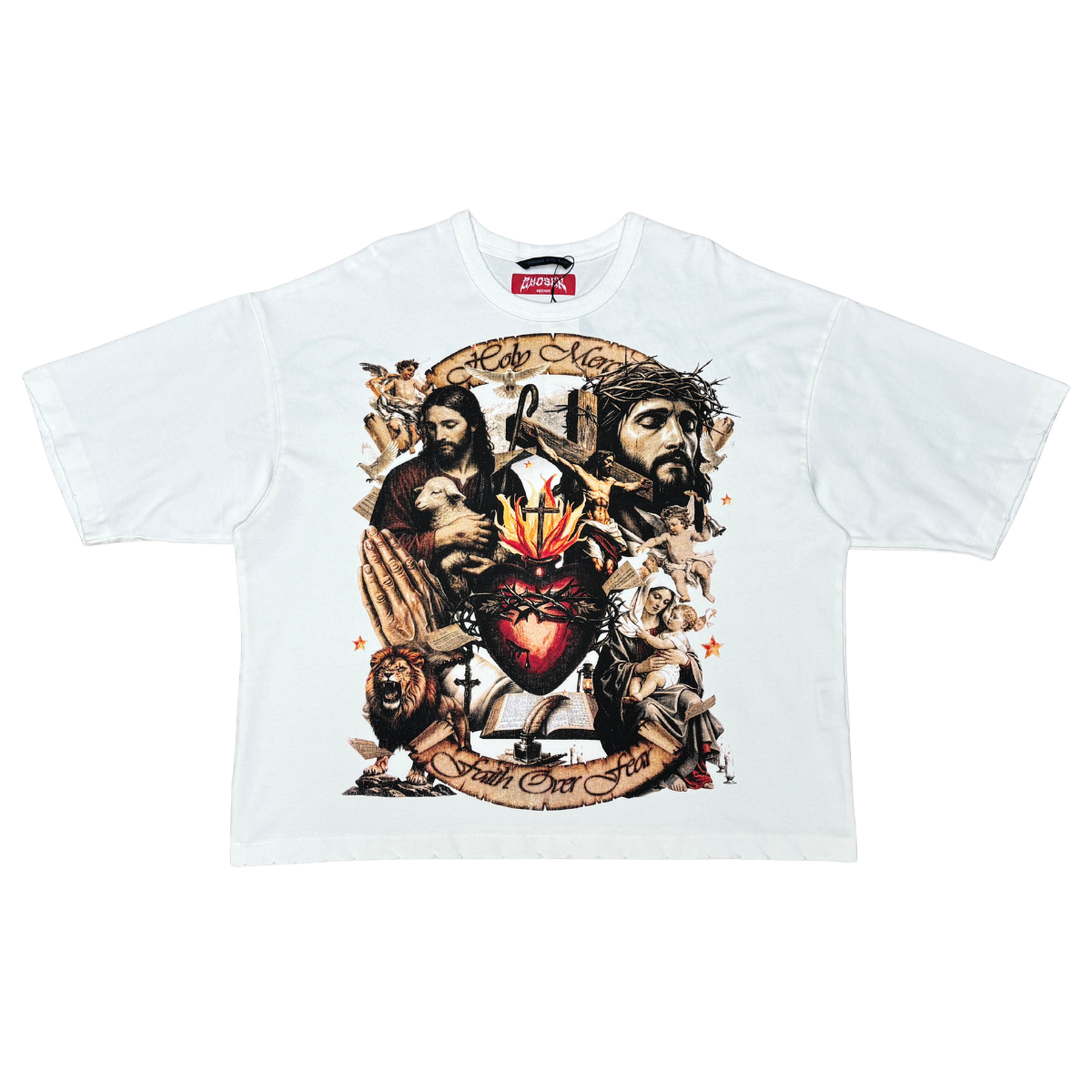 Chosen Faith Over Fear T-Shirt - White