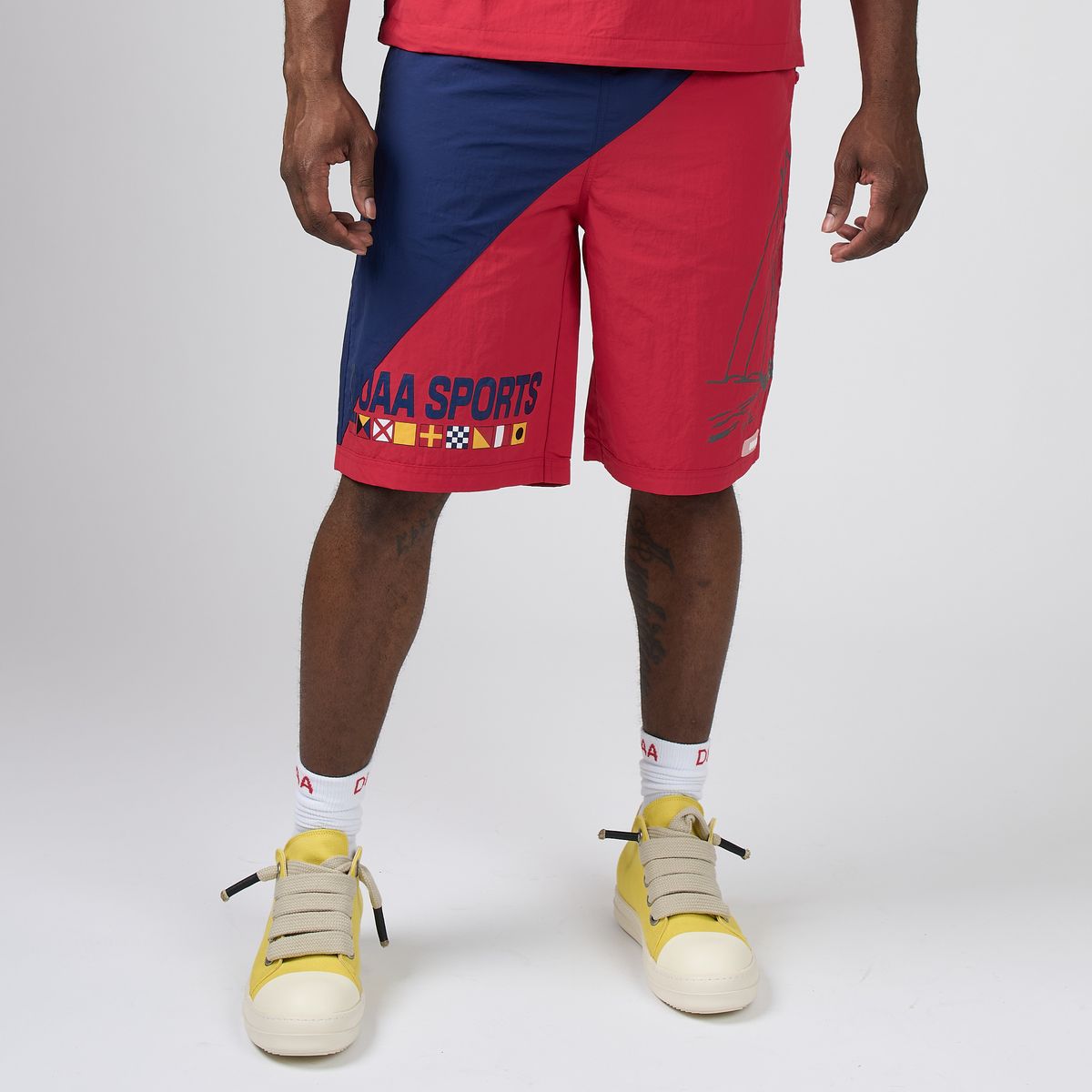 KAYAK Collar Jacket + CRUISER Short Set - Red