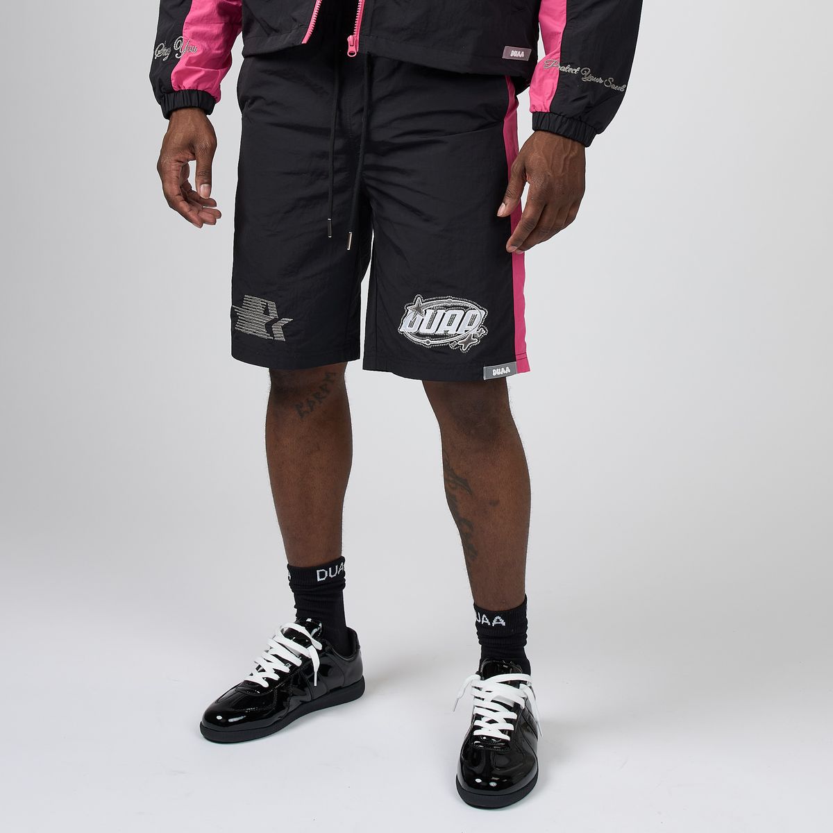 CYBER Jacket + DIGITAL Short Set - Black