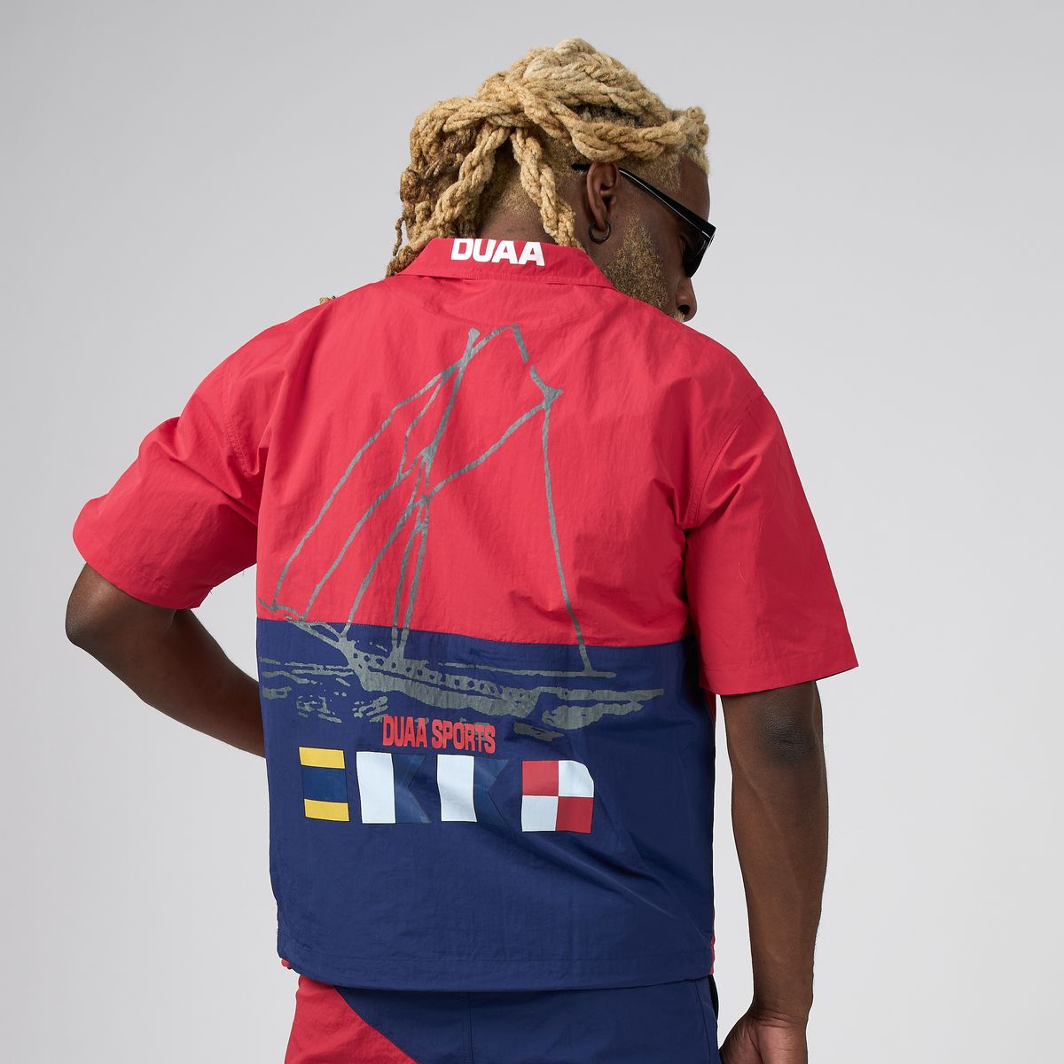 KAYAK Collar Jacket + CRUISER Short Set - Red