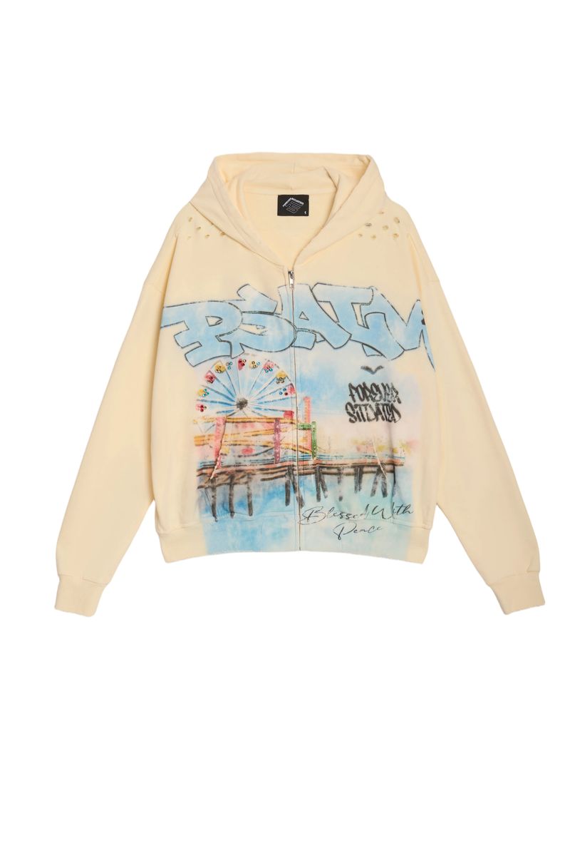 Ferris Wheel Hoodie - Cream