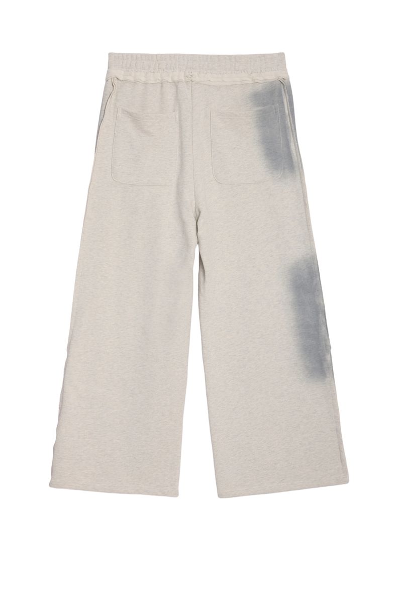 Situated All Over Print Sweatsuit - Heather Grey