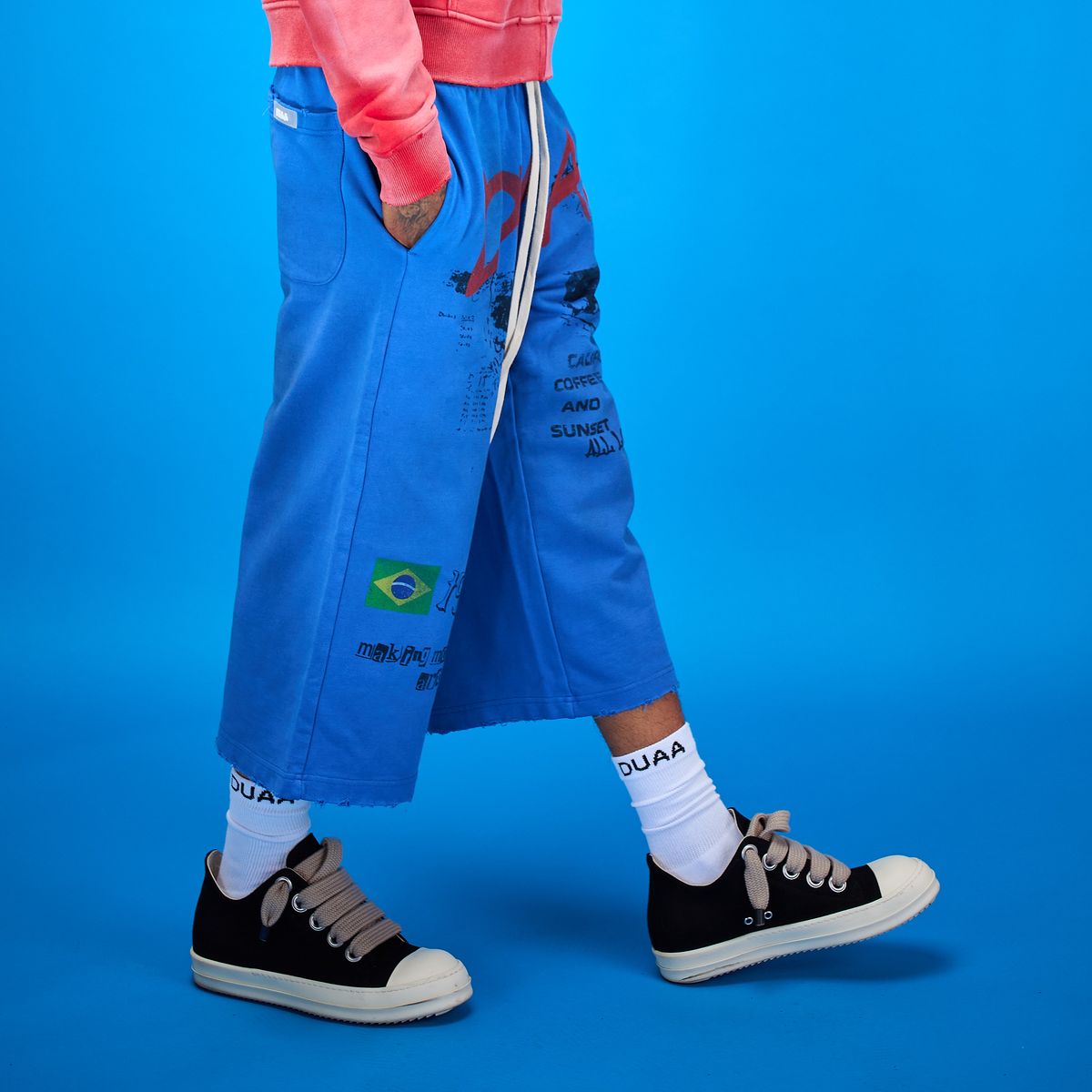 Cobalt Capri Shorts - Blue