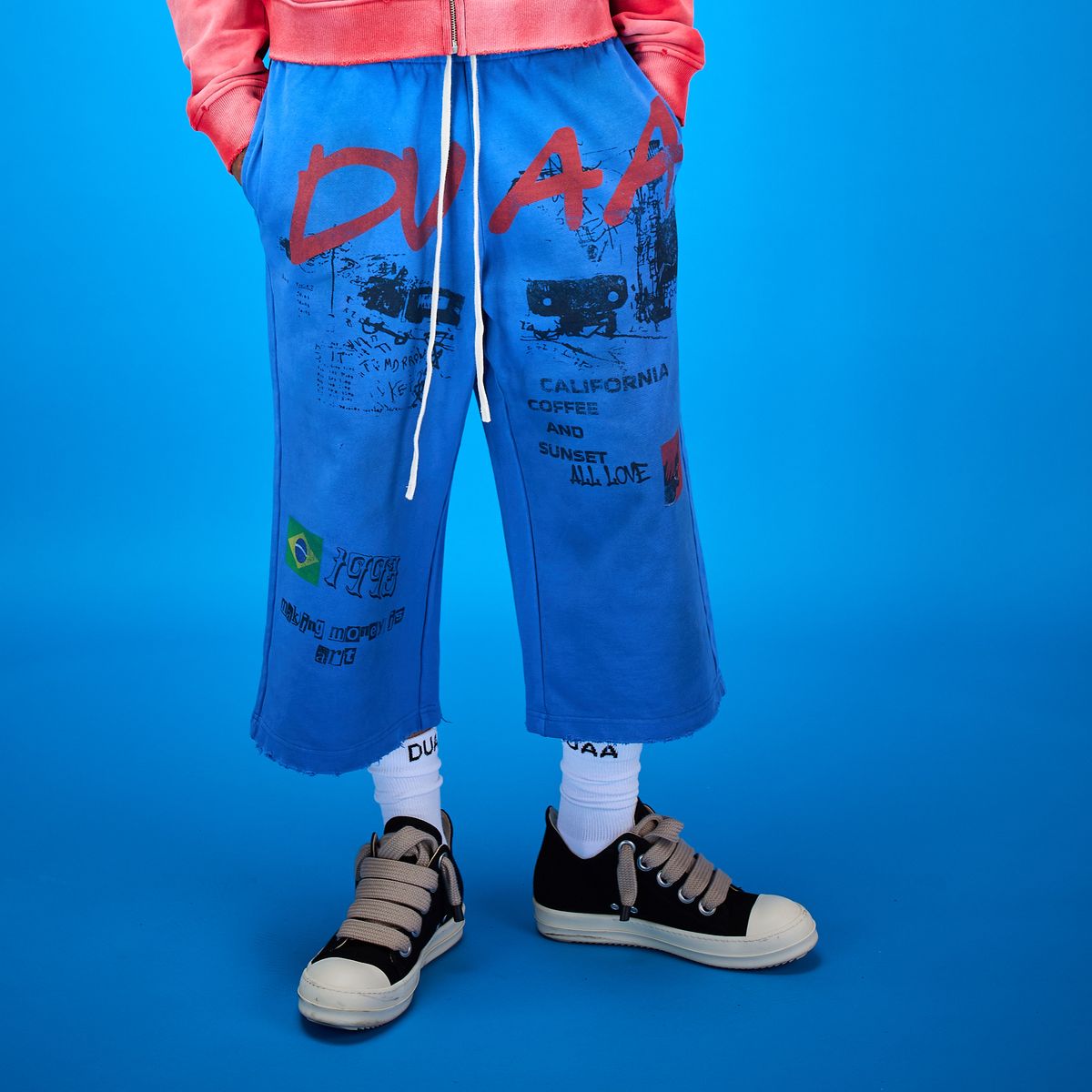 Cobalt Capri Shorts - Blue