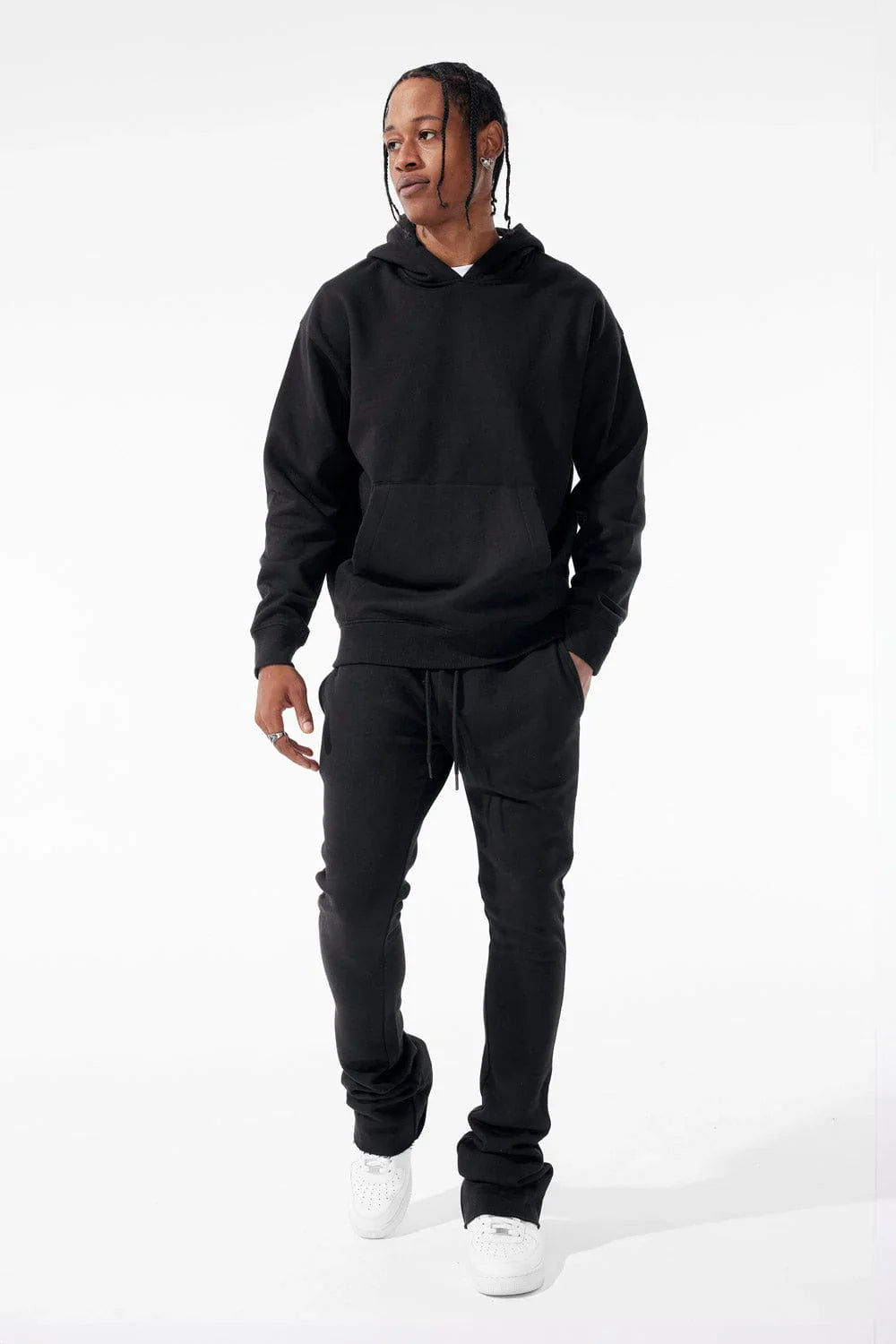 Fleece Hoodie - Black