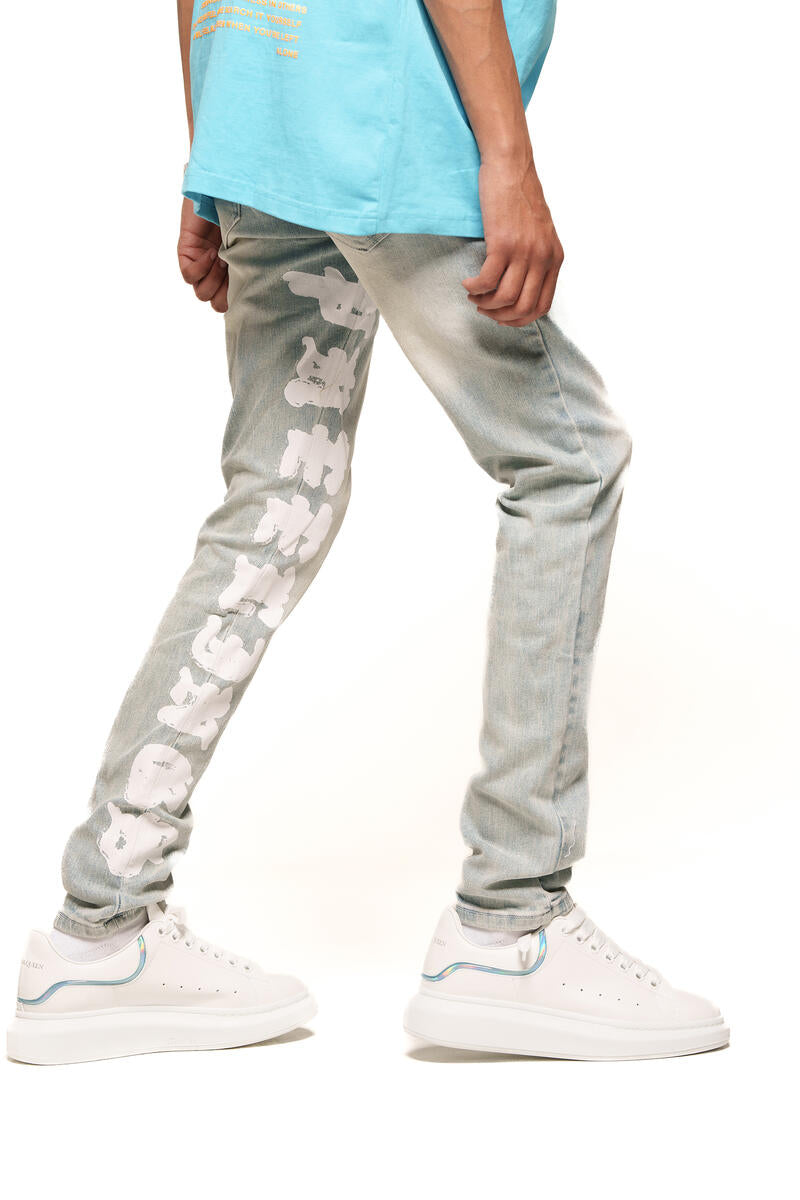 BREAK FREE SKINNY DENIM-BLUE