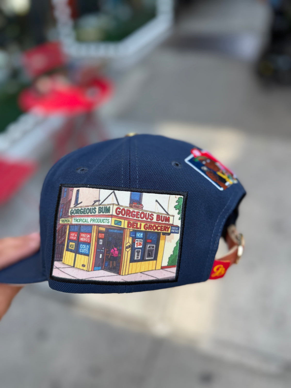 NY Yankees Chopped Cheese (Bread) Snapback - Navy Blue
